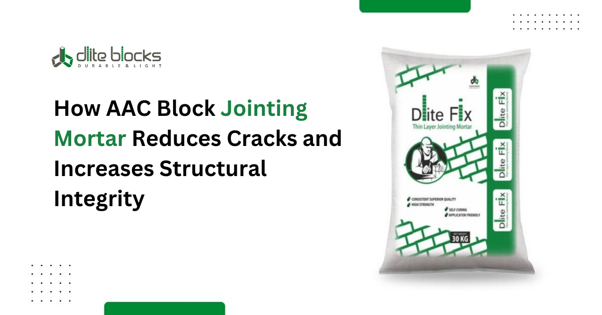 How AAC Block Jointing Mortar Reduces Cracks and Increases Structural Integrity