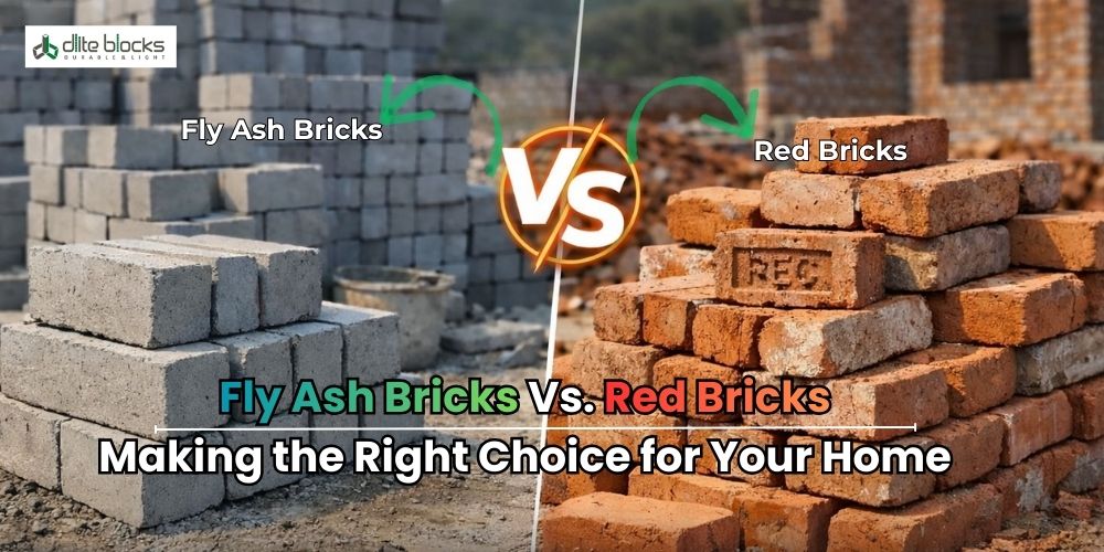 Fly Ash Bricks vs Red Bricks