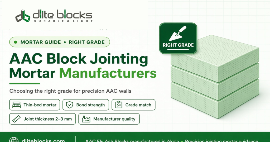 AAC block jointing mortar manufacturers