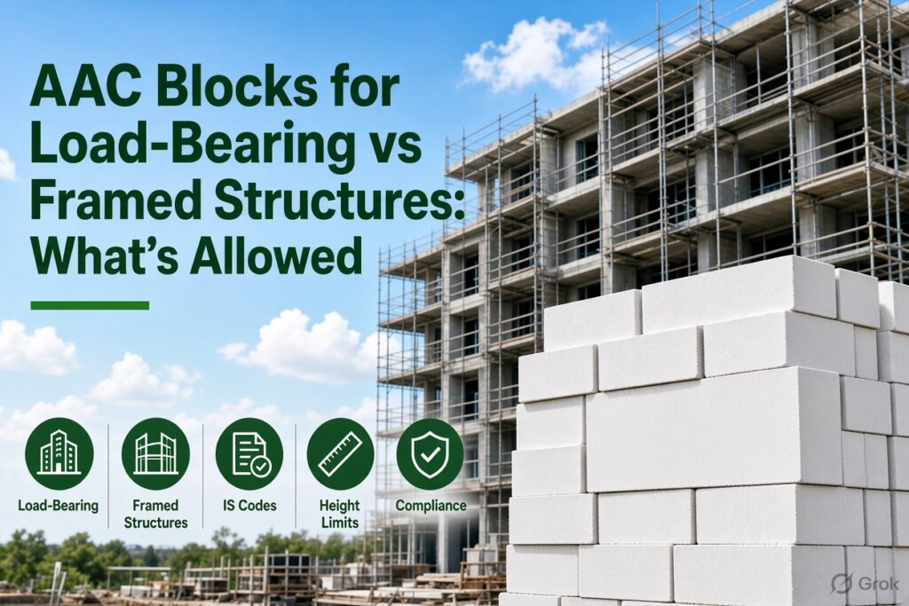 AAC Blocks for Load-Bearing vs Framed Structures